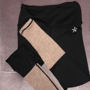 Rebel Athletic Black & Blush Leggings